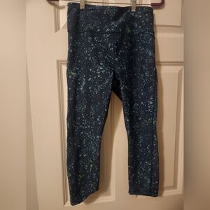 Athleta Ultimate Stash Pocket Splat Capri Size M